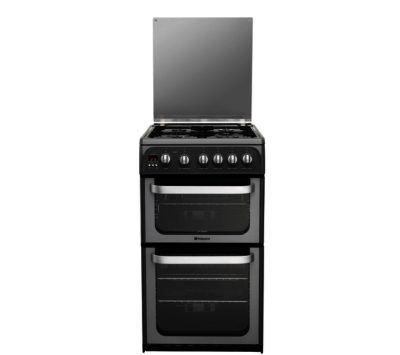 HOTPOINT  HUG52G Gas Cooker - Graphite